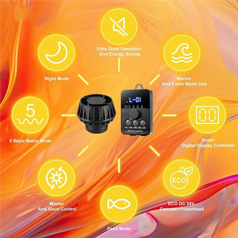 ABGH-Mini DC 24V 10W Powerhead - огляд і ціна Powerhead Wave Maker