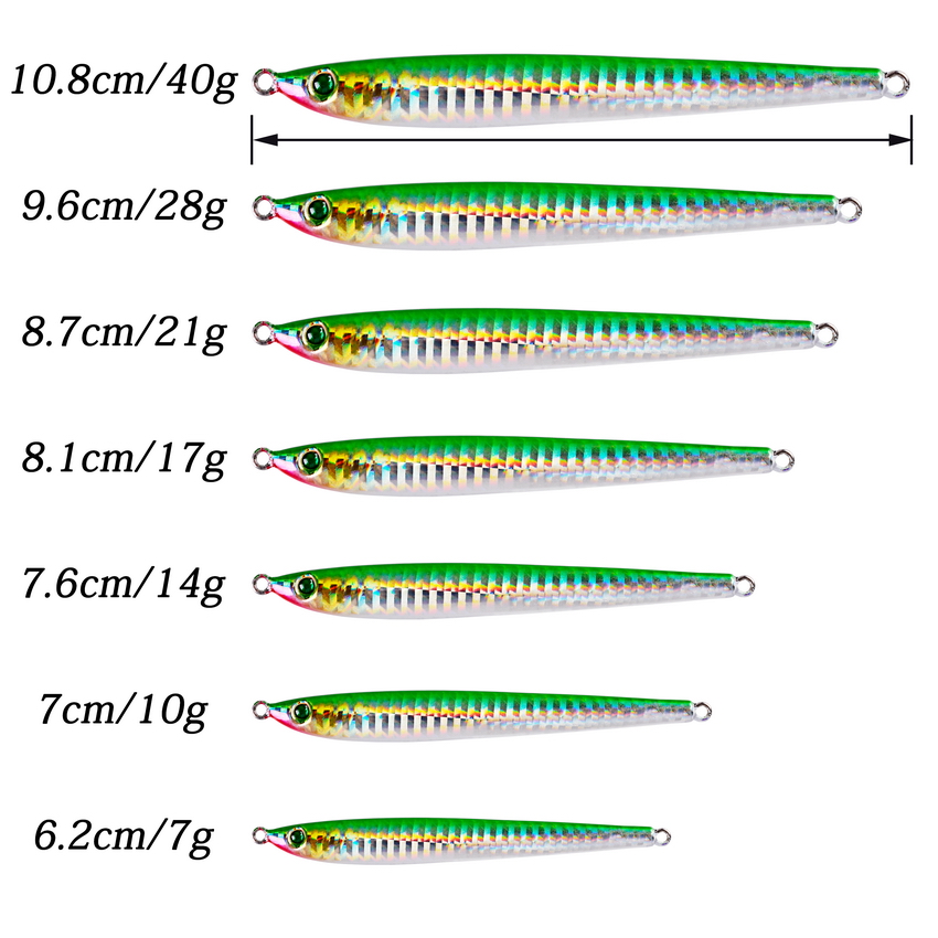 10pcs/lot Metal Casting Jigs 7 - огляд і ціна Marine Salt Mix
