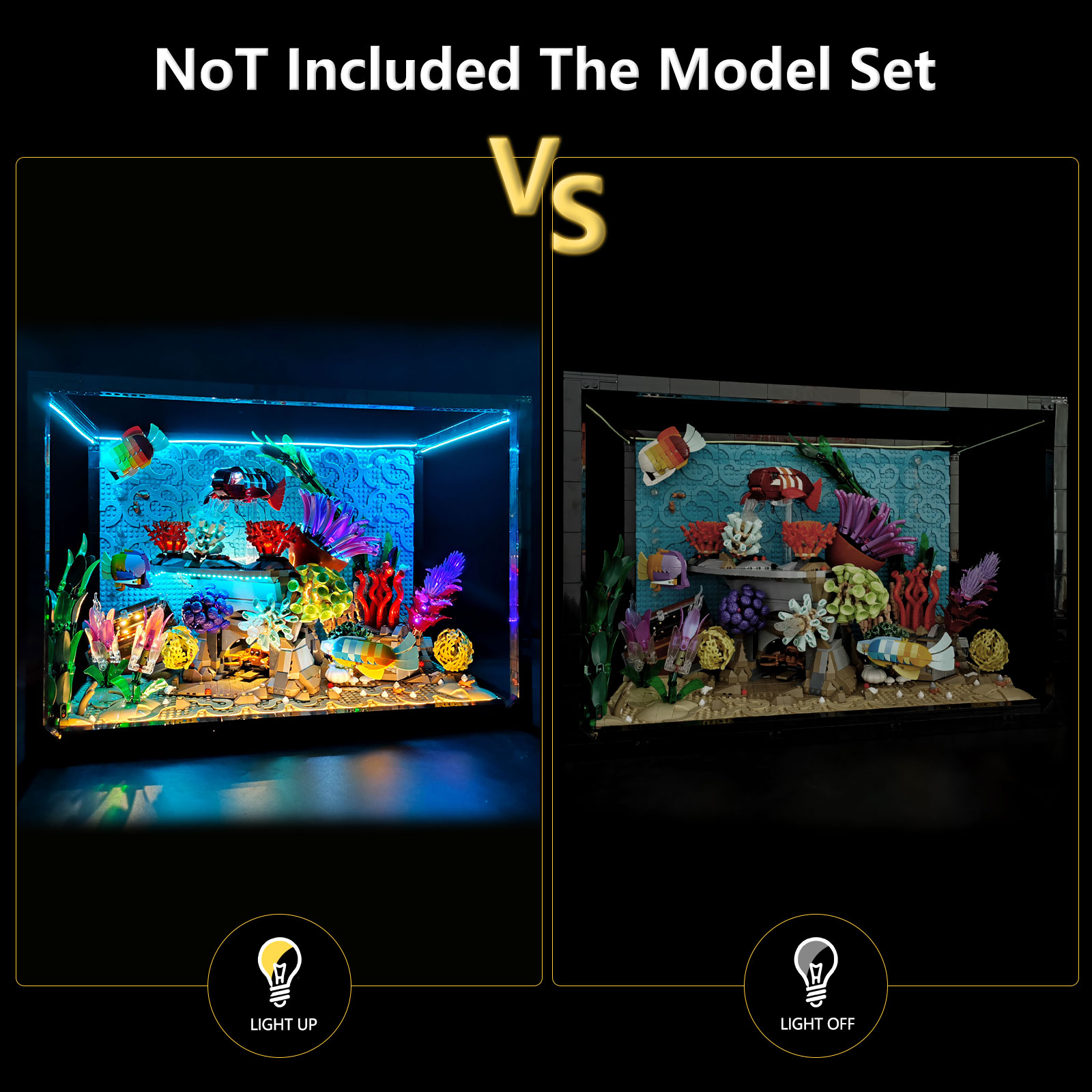LYBMTWF LED Lighting Kit Compa - огляд і ціна Marine Aquarium Led