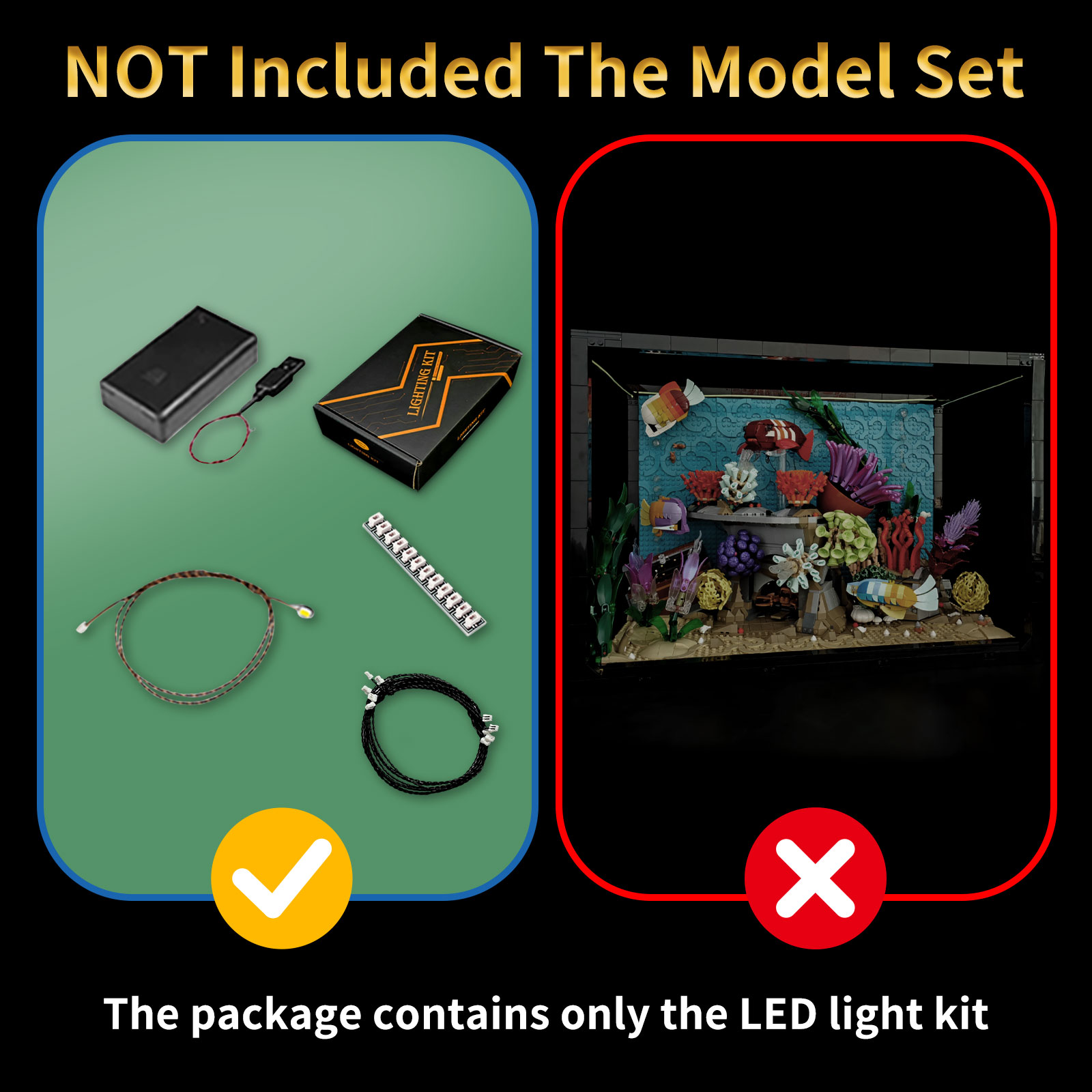 LYBMTWF LED Lighting Kit Compa - огляд і ціна Marine Aquarium Led