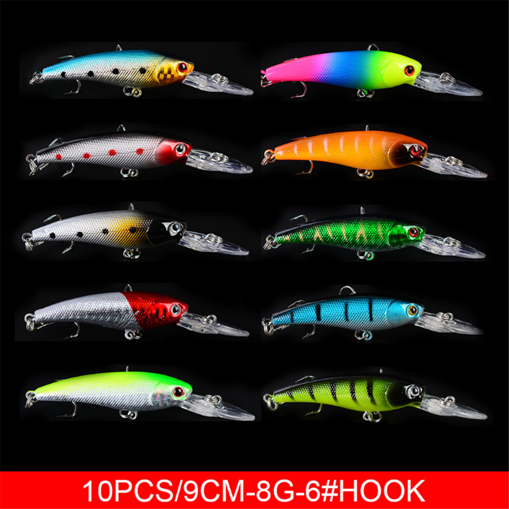 20pcs/lot Minnow Fishing Lures - огляд і ціна Marine Salt Mix