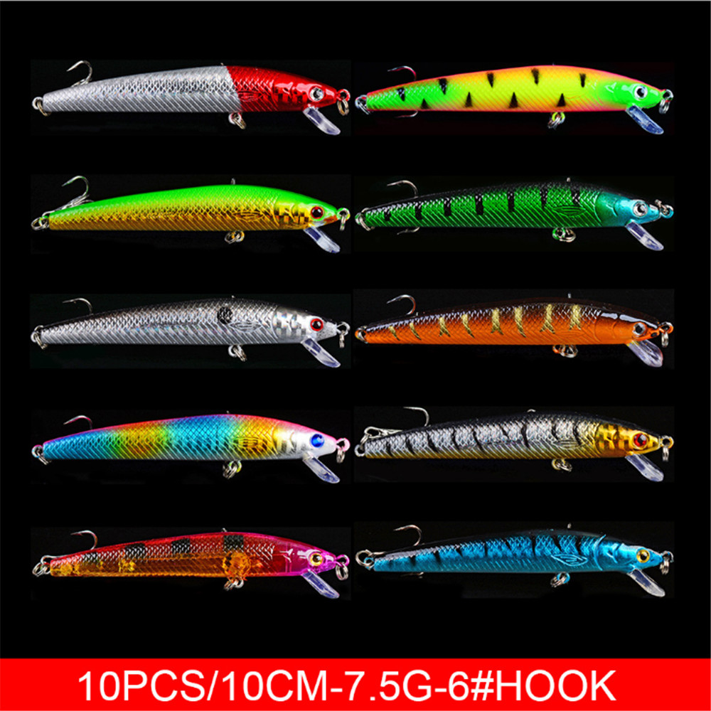 20pcs/lot Minnow Fishing Lures - огляд і ціна Marine Salt Mix