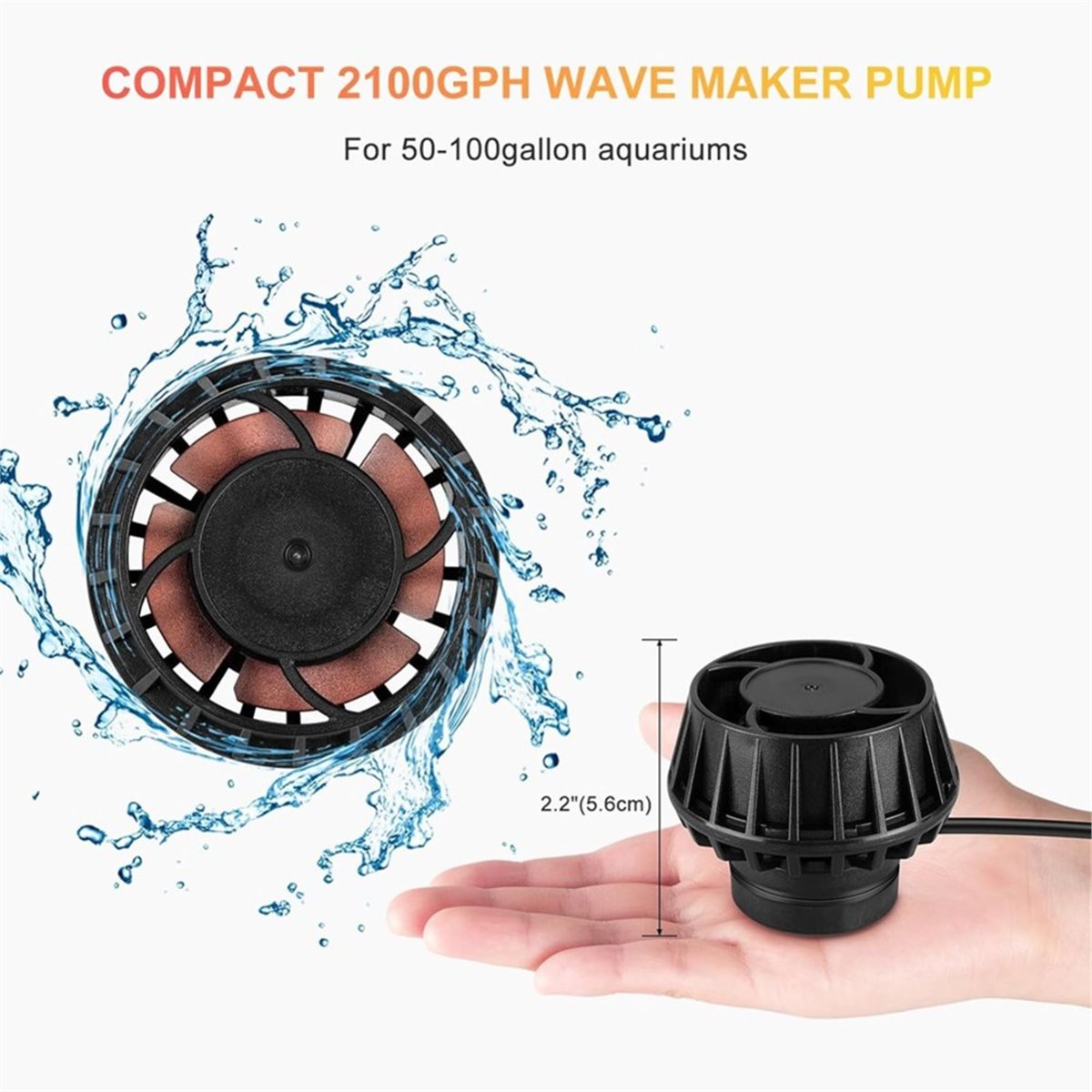 A983K 2100GPH Aquarium Wave Ma - огляд і ціна Powerhead Wave Maker