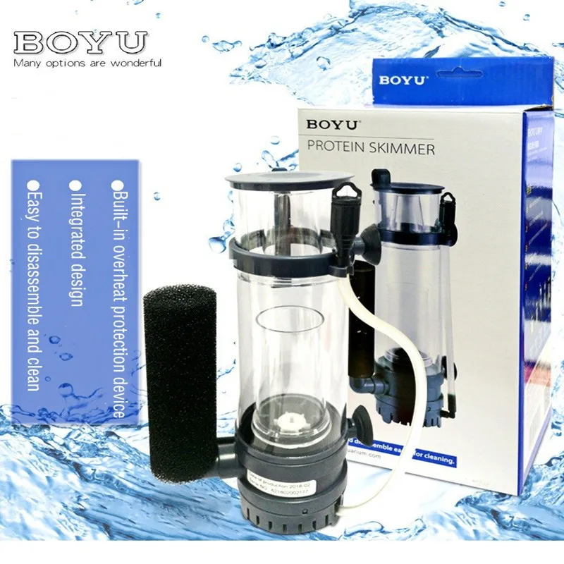 6W/8W BOYU Protein Skimmer Fil - огляд і ціна Marine Aquarium Aquascape