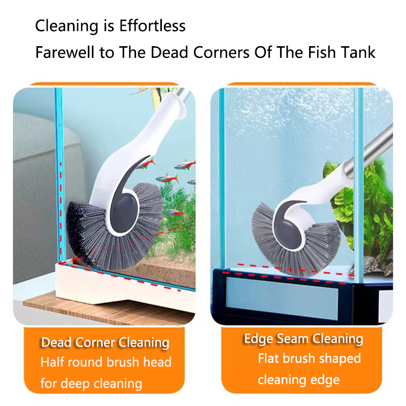 58/93/123cm Long Handle Durabl - огляд і ціна Marine Aquarium Glass Cleaner