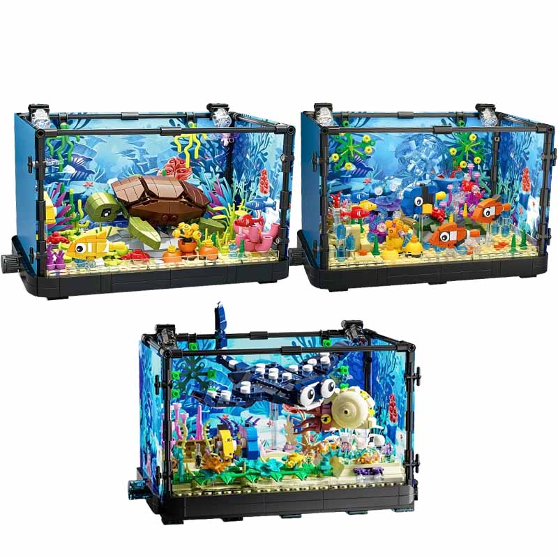 Fish Tank Building Block Set w - огляд і ціна Marine Aquarium Aquascape
