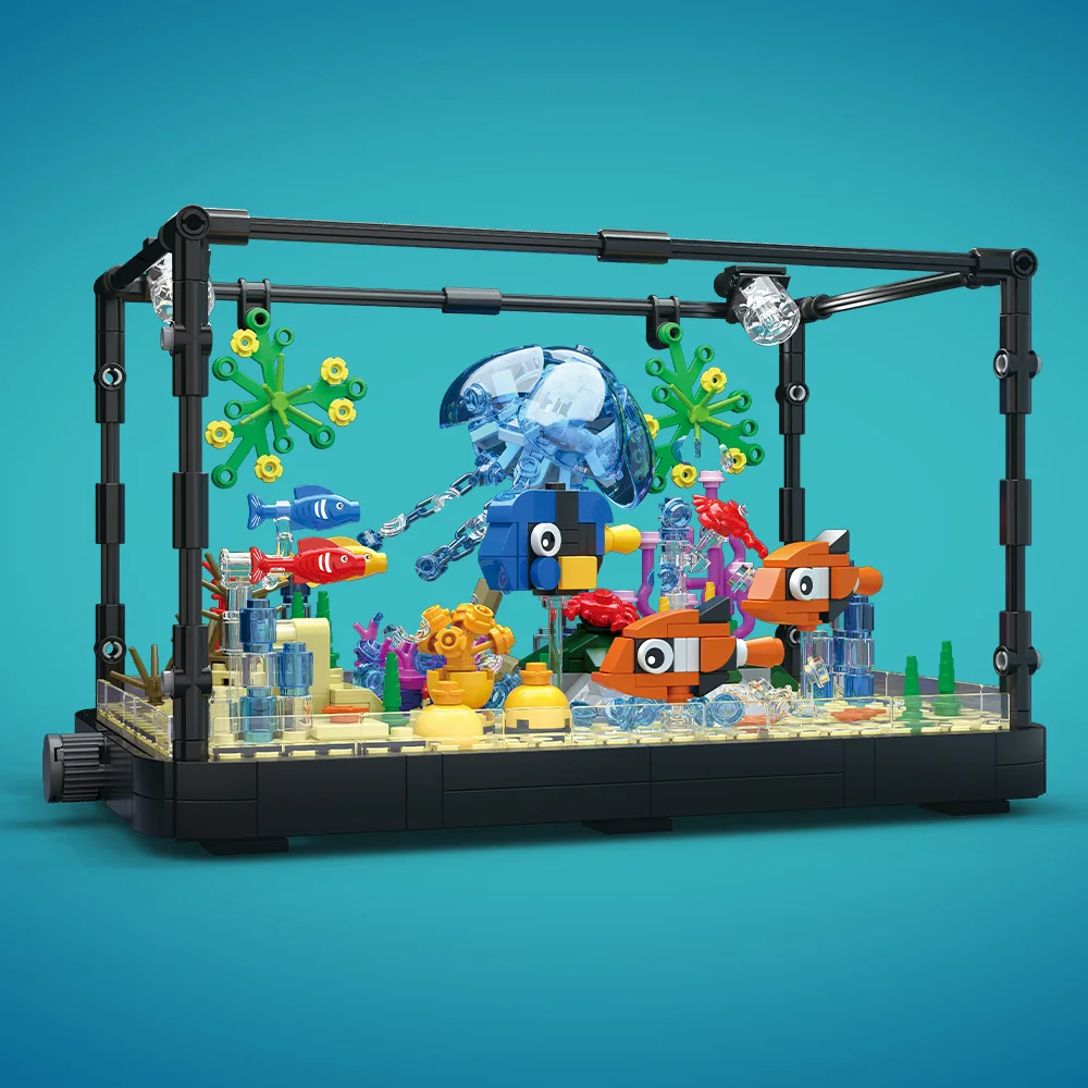 Fish Tank Building Block Set w - огляд і ціна Marine Aquarium Aquascape