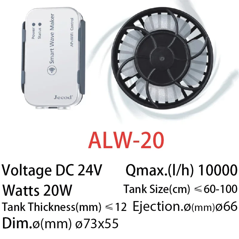 Jebao Jecod New ALW Series WIF - огляд і ціна Powerhead Wave Maker
