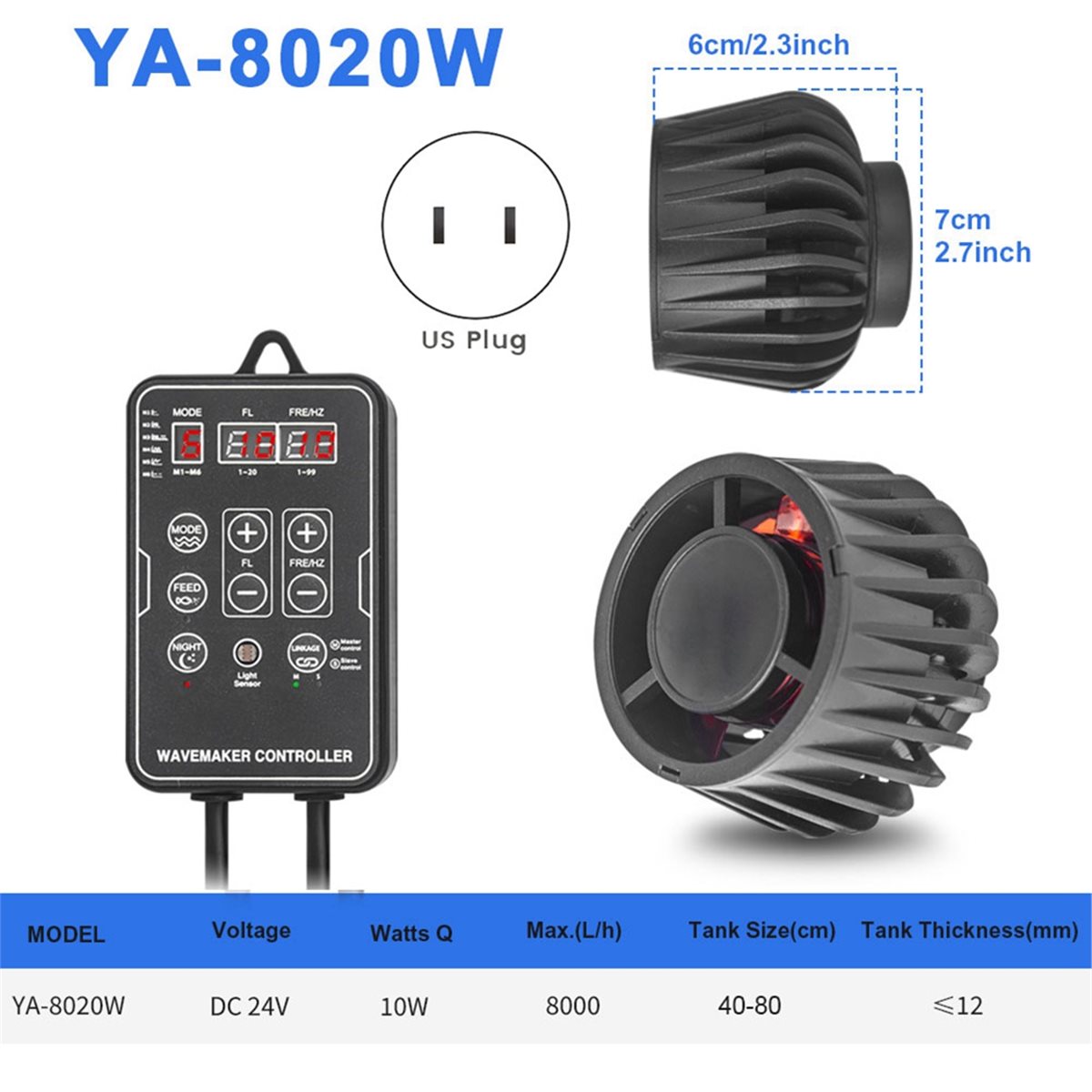 NEW Fish Magnetic Aquarium Wav - огляд і ціна Powerhead Wave Maker