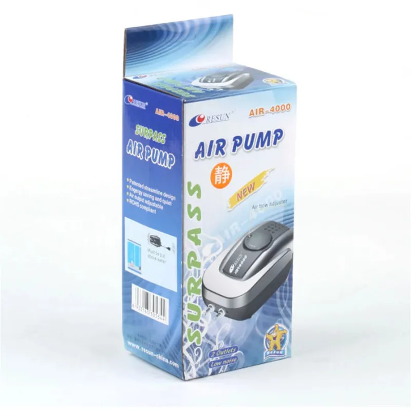 Silent Aquarium Air Pump Fish  - огляд і ціна Marine Aquarium Aquascape