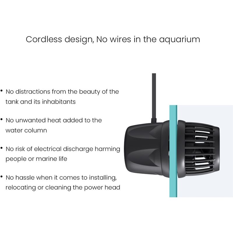 SHGO-Cordless Aquarium Wavemak - огляд і ціна Powerhead Wave Maker